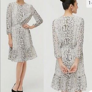J. Crew Snake Print Dress